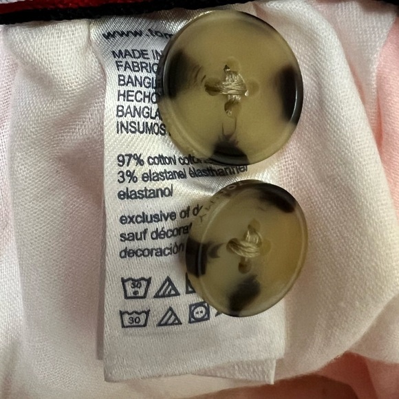 Tommy Hilfiger Men”s THFLEX Light Pink Elastic Waist 7 Inch Shorts - Sz Med, NWT - Picture 10 of 13